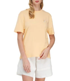 Maison Labiche Playera De Manga Corta Bordada Mujer
