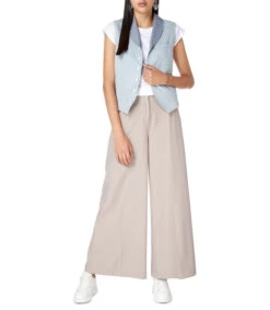 Maison Labiche Playera De Cuello Redondo Con Manga Corta Y Lisa Mujer -GlamModa Ventas 43168616 x3