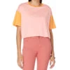 Maison Labiche Playera Cropped De Cuello Redondo Con Manga Corta Y Bordado Amour Mujer