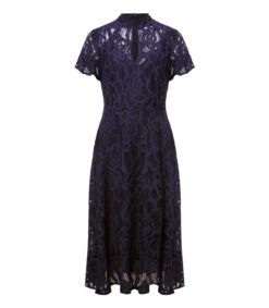 Vestido Formal Midi Con Calado Mujer -GlamModa Ventas 43169211 x4