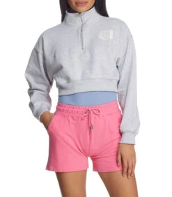 Sudadera Crop Top Mujer