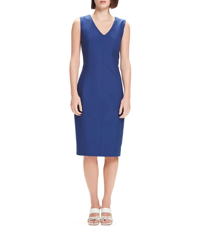 Vestido Entallado Escote V Mujer 3 Vestido Entallado Escote V Mujer