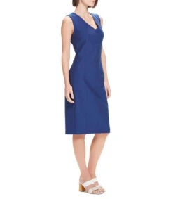 Vestido Entallado Escote V Mujer 8 Vestido Entallado Escote V Mujer -GlamModa Ventas 43172344 x3