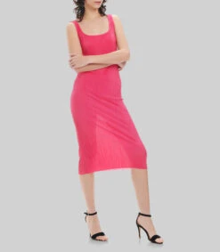 Vestido Midi Sin Mangas Mujer -GlamModa Ventas 43180510 x2