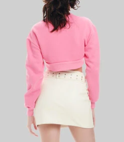 Sudadera Crop Mujer -GlamModa Ventas 43180515 x3