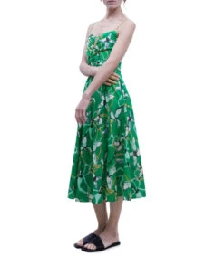 ADOLFO DOMINGUEZ Vestido Midi Sin Mangas Con Mosaico Mujer