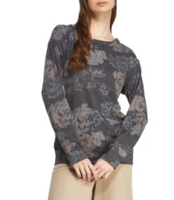 Sudadera De Flores Mujer