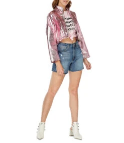 Springfield Playera Cuello Redondo Con Manga Corta Sex And The City Mujer -GlamModa Ventas 43198705 x3