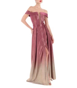 Vestido Maxi Abrillantado Mujer