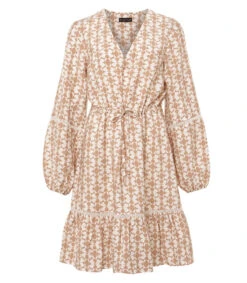 Vestido Midi Manga Larga Monogram Kesia Mujer 12 Vestido Midi Manga Larga Monogram Kesia Mujer -GlamModa Ventas 43204358 x5