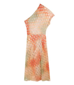 Scalpers Vestido Midi Manga Corta Estampado Mujer -GlamModa Ventas 43209318 x5