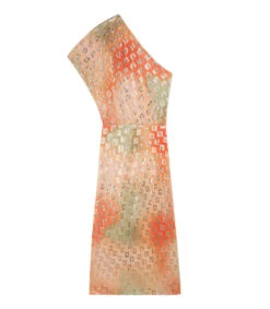 Scalpers Vestido Midi Manga Corta Estampado Mujer -GlamModa Ventas 43209318 x6