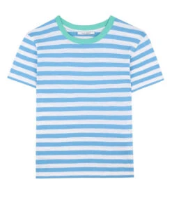 Scalpers Playera Cuello Redondo Manga Corta Con Rayas Mujer -GlamModa Ventas 43209435 x5