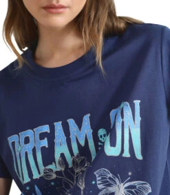 Scalpers Playera Cuello Redondo Manga Corta Estampada Mujer -GlamModa Ventas 43209485 x4