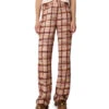 Scalpers Pantalón De Cuadros Mujer