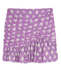 Scalpers Falda Mini De Corte Regular Con Lunares Irregulares Mujer -GlamModa Ventas 43209546 x5