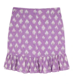 Scalpers Falda Mini De Corte Regular Con Lunares Irregulares Mujer -GlamModa Ventas 43209546 x6