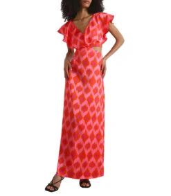 Scalpers Vestido Maxi Con Rombos Mujer -GlamModa Ventas 43209621 x3