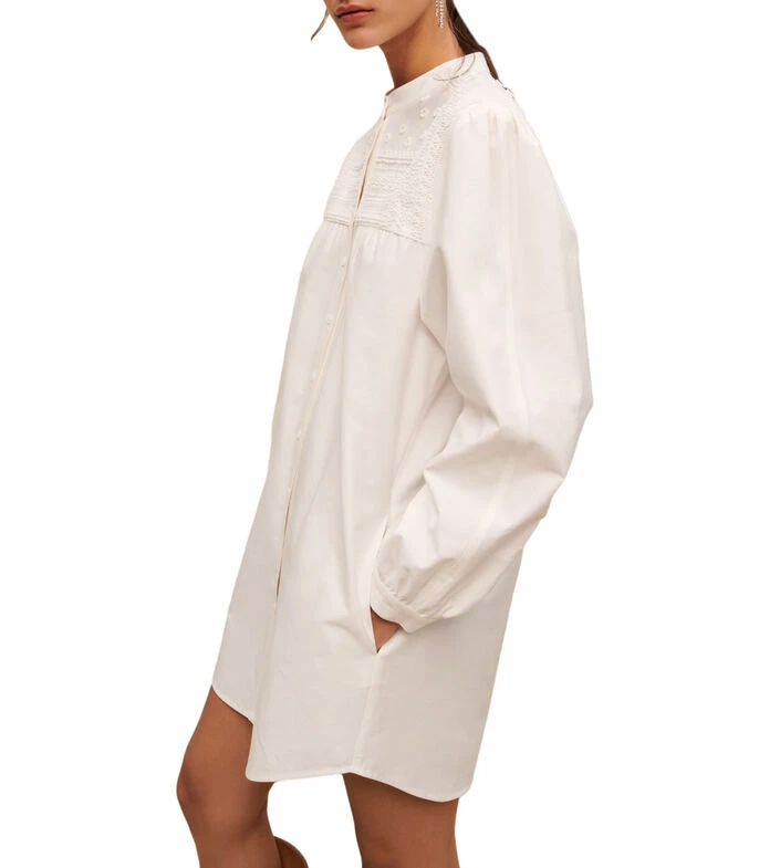 Maje Vestido Corto Manga Larga Mujer 3 Maje Vestido Corto Manga Larga Mujer