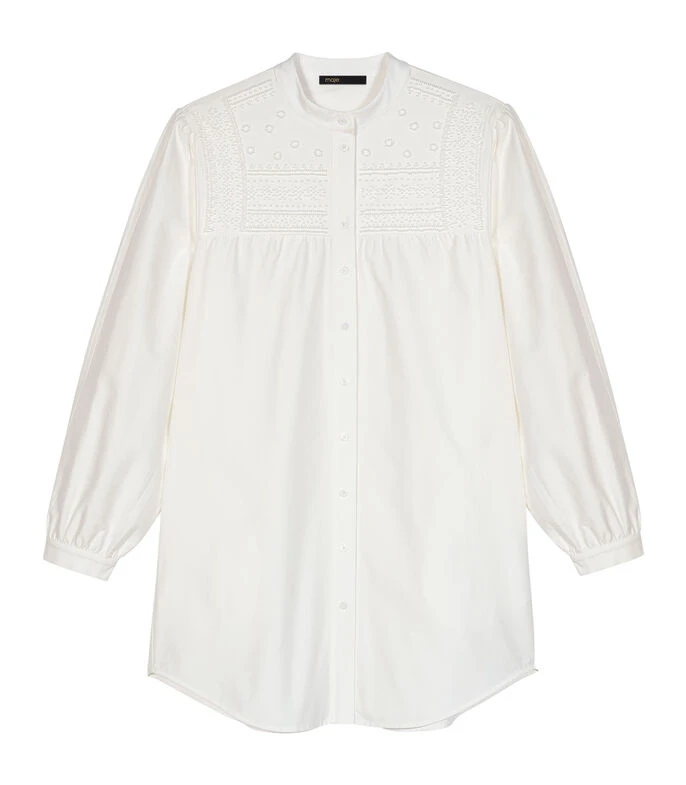 Maje Vestido Corto Manga Larga Mujer 8 Maje Vestido Corto Manga Larga Mujer - Imagen 6