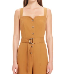 Jumpsuit De Tirantes Con Cinturón Mujer -GlamModa Ventas 43219668 x4