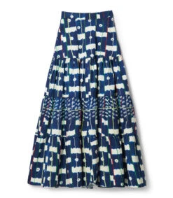 Desigual Falda Larga De Corte Recto Batik Mujer -GlamModa Ventas 43220153 x5