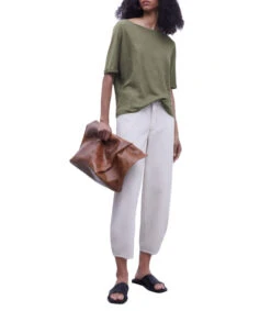 ADOLFO DOMINGUEZ Playera Cuello Ojal De Manga Corta Mujer -GlamModa Ventas 43220298 x3