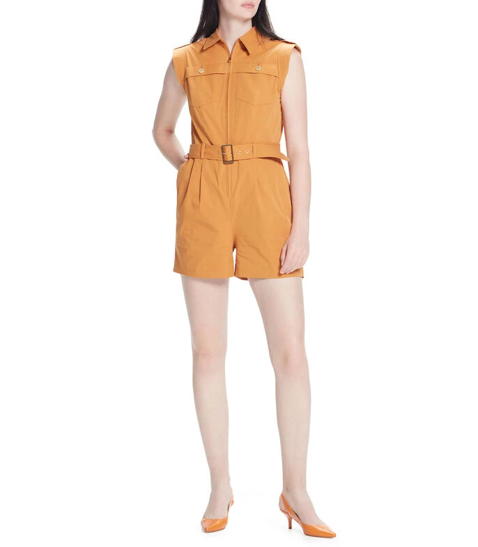 Rumper Camisero Con Detalles Metálicos Mujer 3 Rumper Camisero Con Detalles Metálicos Mujer