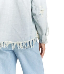 Sobrecamisa Con Tweed Mujer -GlamModa Ventas 43231571 x3