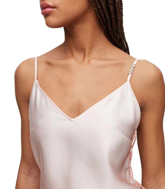 Hugo Vestido Lencero De Raso Suave Con Estampado Degradado Mujer 5 Hugo Vestido Lencero De Raso Suave Con Estampado Degradado Mujer - Imagen 3