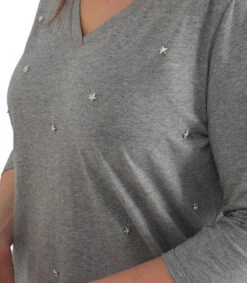 October Playera De Manga 3,4 Mujer -GlamModa Ventas 43248906 x4