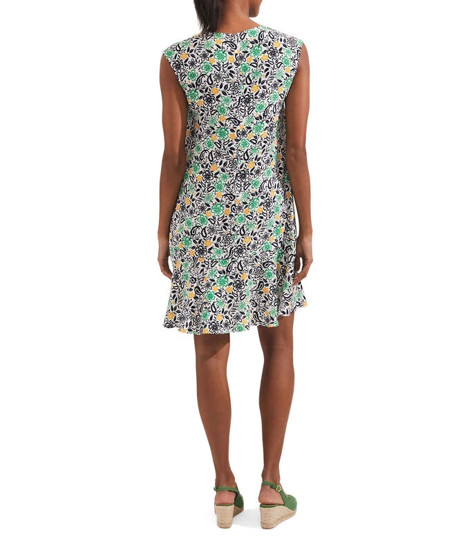 Vestido Mini Con Flores Y Paisley Catalina Mujer 4 Vestido Mini Con Flores Y Paisley Catalina Mujer - Imagen 2