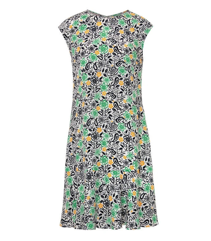 Vestido Mini Con Flores Y Paisley Catalina Mujer 6 Vestido Mini Con Flores Y Paisley Catalina Mujer - Imagen 4