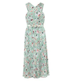 Vestido De Fiesta Midi Con Flores Portia Mujer -GlamModa Ventas 43267593 x5