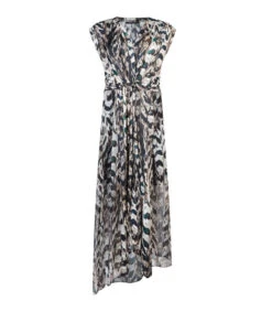 AllSaints Vestido De Fiesta Midi Tate Mujer -GlamModa Ventas 43273921 x5