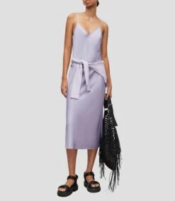 AllSaints Vestido Midi Con Tirantes Hera Mujer -GlamModa Ventas 43273964 x3