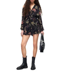 AllSaints Jumper De Corte Recto Con Flores Daria Mujer -GlamModa Ventas 43274085 x3