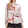 Desigual Camisa Estampada Manga Larga Matera Mujer -GlamModa Ventas 43280441 x1