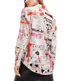 Desigual Camisa Estampada Manga Larga Matera Mujer -GlamModa Ventas 43280441 x2
