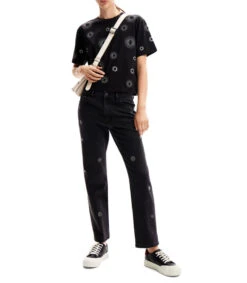 Desigual Jeans Recto Ámsterdam Mujer -GlamModa Ventas 43280514 x3