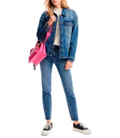 Desigual Jeans Slim Viena Mujer -GlamModa Ventas 43280534 x3