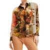 Desigual Camisa Con Paisaje M. Christian Lacroix De Manga Larga Mujer -GlamModa Ventas 43280547 x1