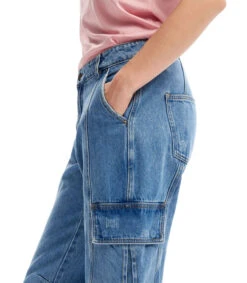 Desigual Jeans Recto Estilo Vaquero Mujer -GlamModa Ventas 43280566 x4