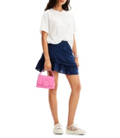 Desigual Playera De Cuello Redondo Con Manga Corta Y Parche De Flor Mujer 10 Desigual Playera De Cuello Redondo Con Manga Corta Y Parche De Flor Mujer -GlamModa Ventas 43280590 x3