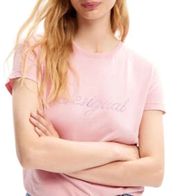 Desigual Playera Cuello Redondo Con Manga Corta Maya Mujer -GlamModa Ventas 43280635 x4