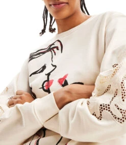 Desigual Sudadera Maca Mujer -GlamModa Ventas 43280700 x3