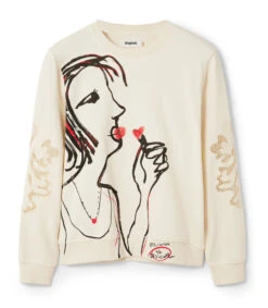 Desigual Sudadera Maca Mujer -GlamModa Ventas 43280700 x4