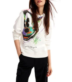 Desigual Sudadera Mickey Arty Mujer