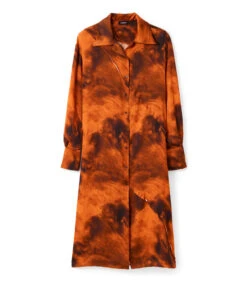 Desigual Vestido Midi De Manga Larga Moteado Mujer -GlamModa Ventas 43280795 x5