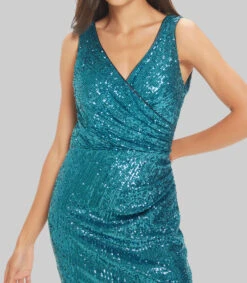 Vestido De Fiesta Mini Con Lentejuelas Mujer -GlamModa Ventas 43281796 x4